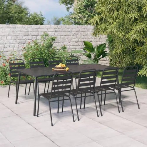 Vrtni stol antracit 200x100x71 cm čelični - 200 x 100 x 71 cm 1 Cijena