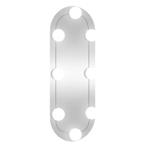 Zidno ogledalo s LED svjetlima 15 x 40 cm stakleno ovalno - 15 x 40 cm s LED svjetlima Ovalno Cijena