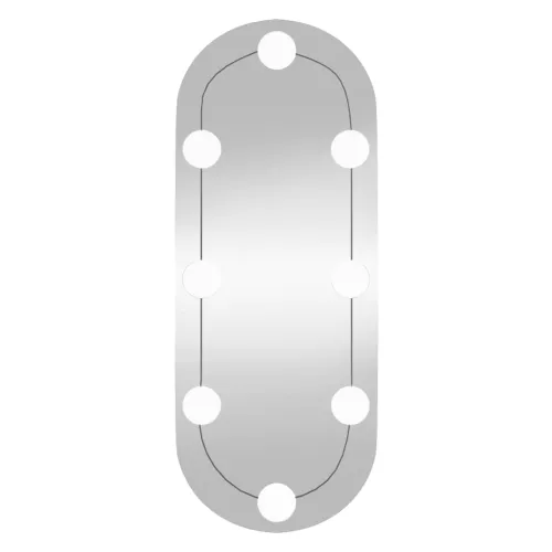 Zidno ogledalo s LED svjetlima 20 x 50 cm stakleno ovalno - 20 x 50 cm s LED svjetlima Ovalno Cijena