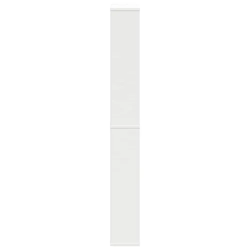 Ormarić za cipele s 4 razine i ogledalom 63x17x134 cm bijeli - Bijela 1 1 1 Cijena