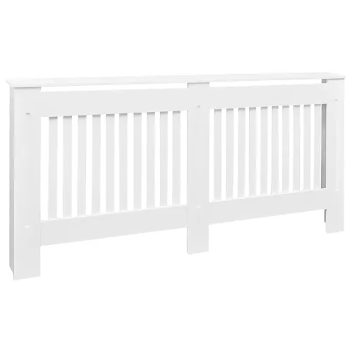 Maska za radijator - Pokrov za radijator Bijeli konstruirano drvo 172 cm - Bijela 172 x 19 x 81.5 cm 1 Cijena