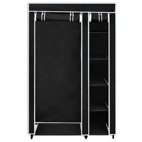 Sklopivi Ormar Crni 110 x 45 x 175 cm  - Crna 1 1 Cijena