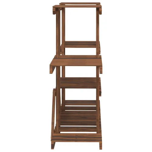 Stalak za cvijeće 110 x 25 x 73 cm od masivne jelovine - Smeđa 110 x 25 x 73 cm Cijena