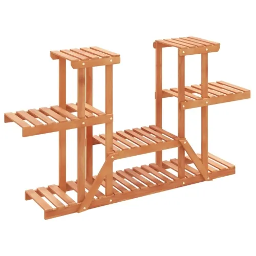 Stalak za cvijeće 110 x 25 x 73 cm od masivne jelovine - Svjetlosmeđa 110 x 25 x 73 cm Cijena