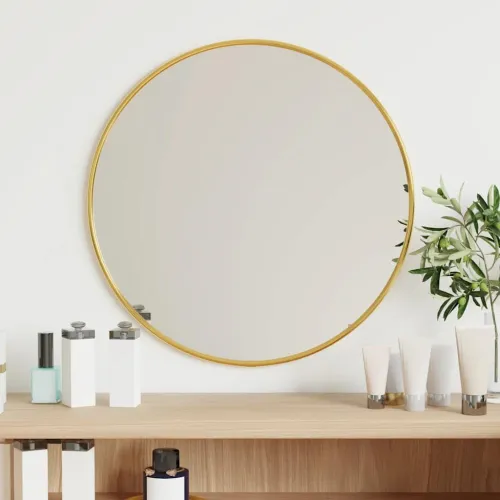 Zidno ogledalo zlatno Ø 40 cm okruglo - Zlatno Ø 40 cm 1 Zlatno Cijena