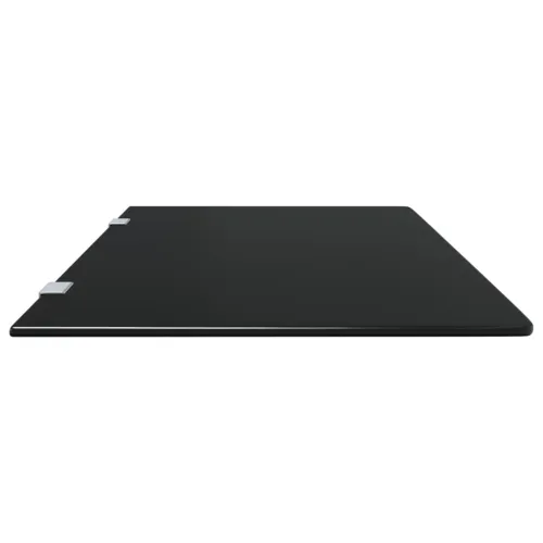 Zidna pregrada za pisoar crna 90 x 40 cm od kaljenog stakla - Crna Cijena