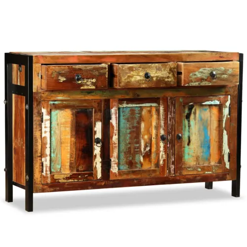 Komoda Masivno Obnovljeno Drvo 120x35x76 cm - Masivno obnovljeno drvo Cijena