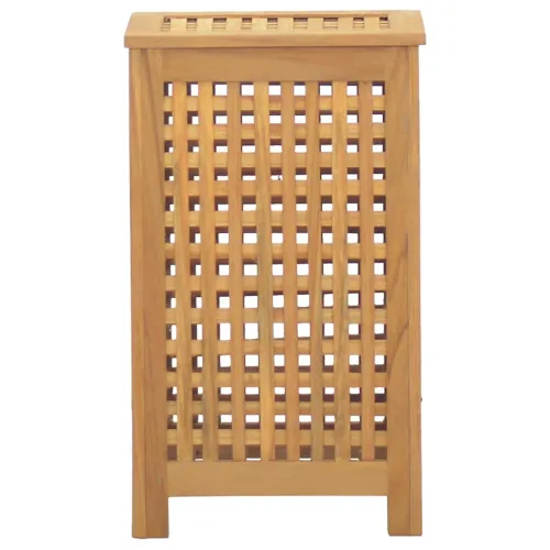 Košarica za rublje Prirodna Čvrsto teak drvo - 35 x 25 x 60 cm bez platnene torbe Cijena