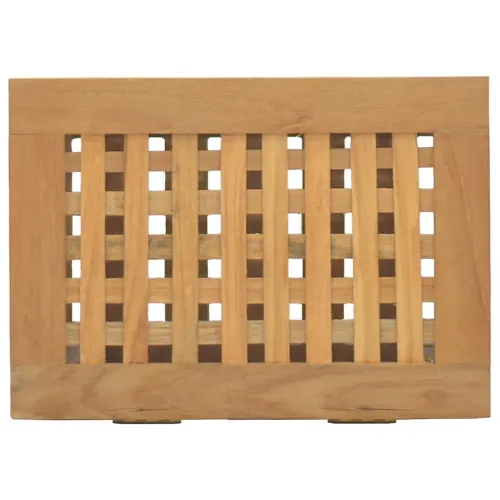 Košarica za rublje Prirodna Čvrsto teak drvo - 35 x 25 x 60 cm bez platnene torbe Cijena