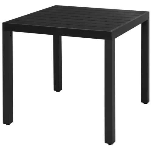 Vrtna garnitura - 5-dijelni vrtni blagovaonski set od PVC ratana crni - Crna Dužina stola 79 cm 4 Cijena