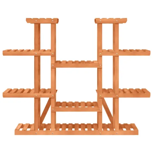 Stalak za cvijeće 110 x 25 x 110,5 cm od masivne jelovine - Svjetlosmeđa 110 x 25 x 110.5 cm Cijena