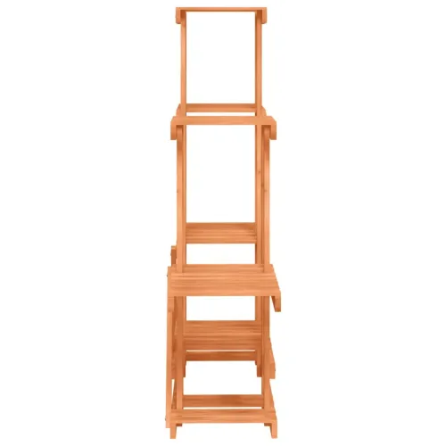Stalak za cvijeće 95 x 25 x 96 cm od masivne jelovine - Svjetlosmeđa 95 x 25 x 96 cm Cijena
