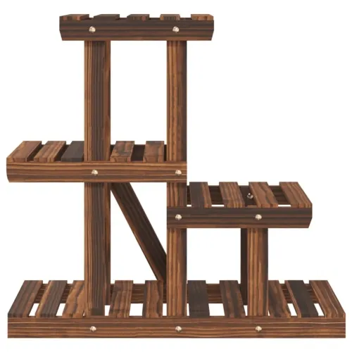 Stalak za cvijeće 58 x 25 x 51 cm od masivne jelovine - Smeđa 58 x 25 x 51 cm Cijena
