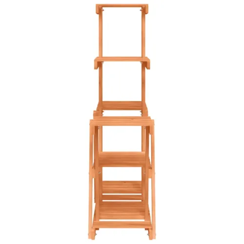 Stalak za cvijeće 95 x 25 x 96 cm od masivne jelovine - Svjetlosmeđa 25 x 95 x 96 cm Cijena