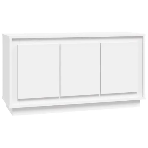 Komoda bijela 102 x 35 x 55 cm od konstruiranog drva - Bijela 1 Bijela Cijena