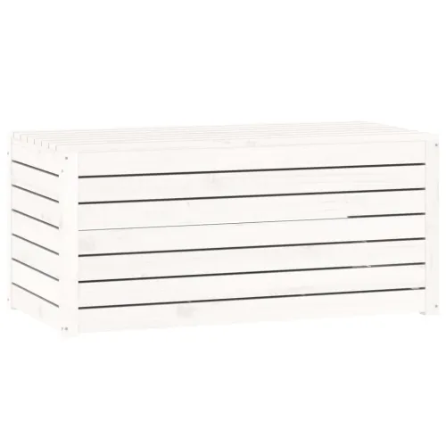 Vrtna kutija bijela 101 x 50,5 x 46,5 cm od masivne borovine - Bijela 101 x 50.5 x 46.5 cm Bijela 101 x 50.5 x 46.5 cm Cijena