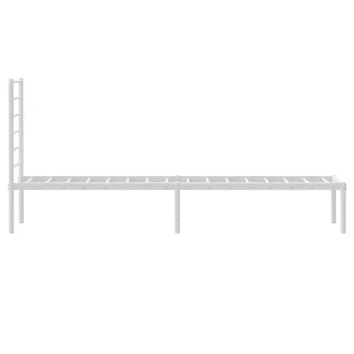 Metalni okvir za krevet s uzglavljem bijeli 90x200 cm - Bijela 90 x 200 cm s uzglavljem Cijena