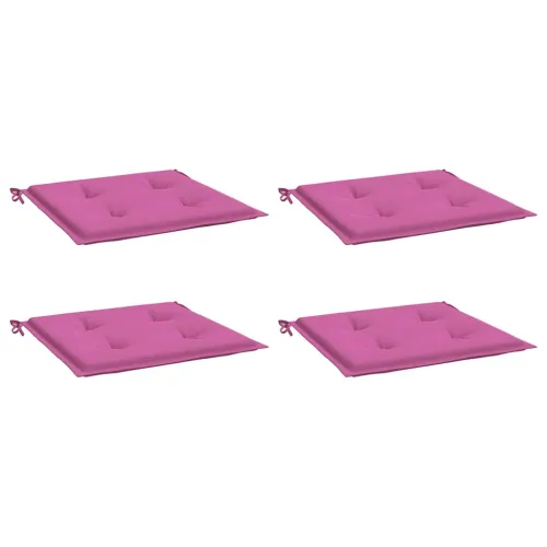 Jastuci za vrtne stolice 4 kom ružičasti 50x50x3 cm od tkanine - Ružičasta 50 x 50 x 3 cm 4 Cijena