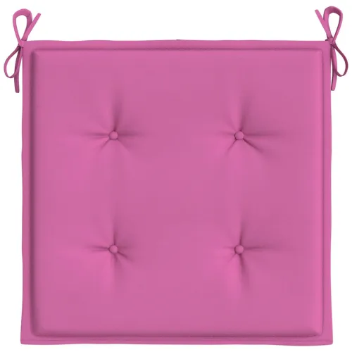 Jastuci za vrtne stolice 6 kom ružičasti 50x50x3 cm od tkanine - Ružičasta 50 x 50 x 3 cm 6 Cijena