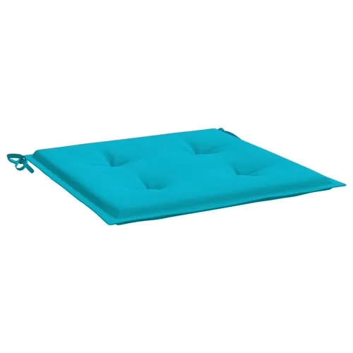 Jastuci za vrtne stolice 2 kom tirkizni 50x50x3 cm od tkanine - Tirkizna 50 x 50 x 3 cm 2 Cijena