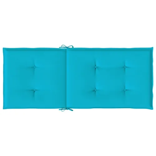 Jastuci za stolicu s visokim naslonom 6 kom tirkizni od tkanine - Tirkizna 120 x 50 x 3 cm 6 Cijena