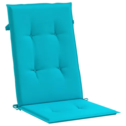 Jastuci za stolicu s visokim naslonom 6 kom tirkizni od tkanine - Tirkizna 120 x 50 x 3 cm 6 Cijena