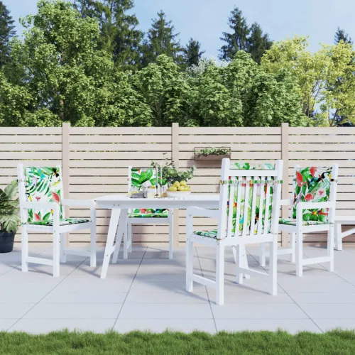 Jastuci za stolicu s niskim naslonom 4 kom višebojni od tkanine - Zelena i roza 100 x 50 x 4 cm 4 Cijena
