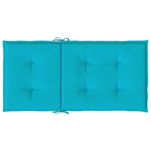 Jastuci za stolicu s niskim naslonom 2 kom tirkizni od tkanine - Tirkizna 100 x 50 x 4 cm 2 Cijena
