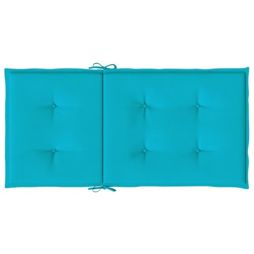 Jastuci za stolicu s niskim naslonom 4 kom tirkizni od tkanine - Tirkizna 100 x 50 x 4 cm 4 Cijena
