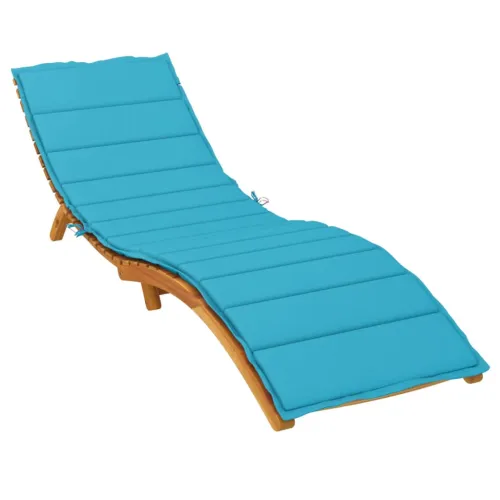 Jastuk za ležaljku za sunčanje tirkizni od tkanine Oxford - Tirkizna 200 x 50 x 4 cm 1 Tirkizna Cijena