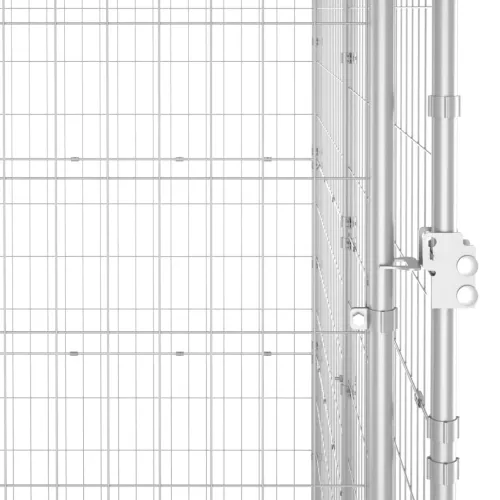 Vanjski kavez za pse od pocinčanog čelika 14,52 m² - Srebrno 660 x 220 x 180 cm 1 Ne Cijena