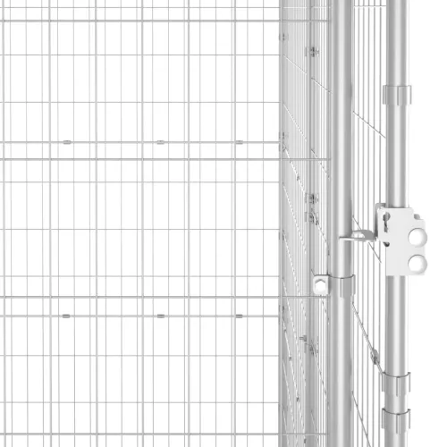 Vanjski kavez za pse od pocinčanog čelika 16,94 m² - Srebrno 770 x 220 x 180 cm 1 Ne Cijena