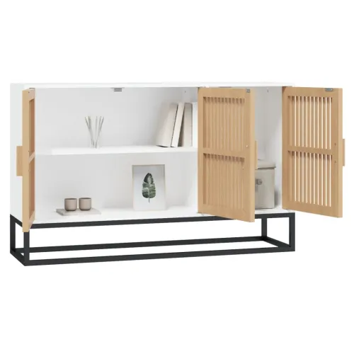 Komoda bijela 105 x 30 x 65 cm od konstruiranog drva - Bijela 1 Cijena