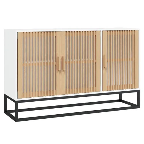 Komoda bijela 105 x 30 x 65 cm od konstruiranog drva - Bijela 1 Cijena