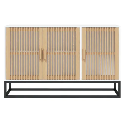 Komoda bijela 105 x 30 x 65 cm od konstruiranog drva - Bijela 1 Cijena