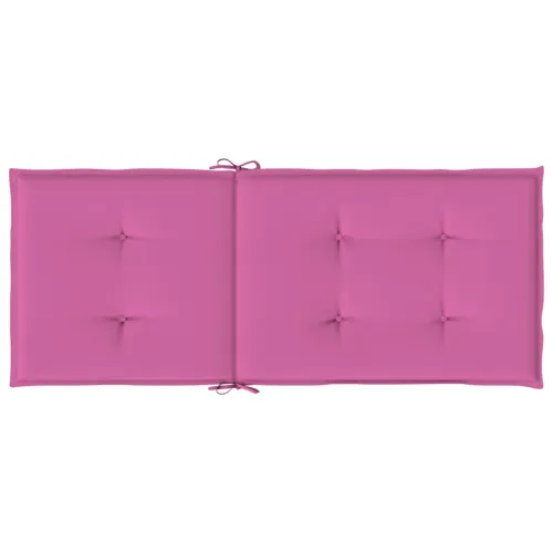 Jastuci za stolicu s visokim naslonom 6 kom ružičasti tkanina - Ružičasta 120 x 50 x 3 cm 6 Cijena