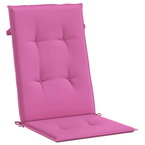 Jastuci za stolicu s visokim naslonom 6 kom ružičasti tkanina - Ružičasta 120 x 50 x 3 cm 6 Cijena