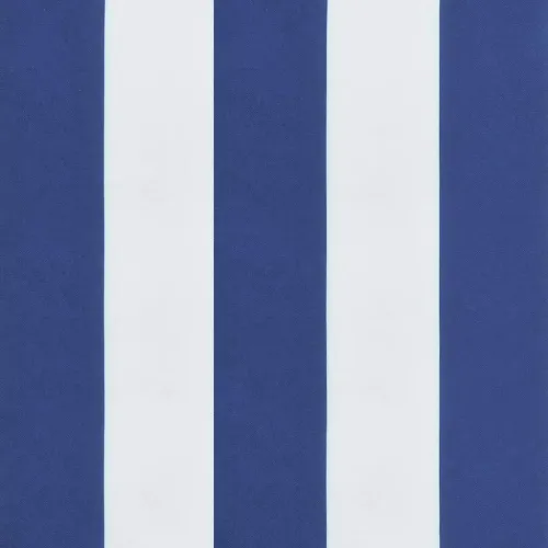 Jastuci za vrtnu klupu 2 kom plavo-bijeli prugasti 120x50x7 cm - Plava i bijela 120 cm Cijena