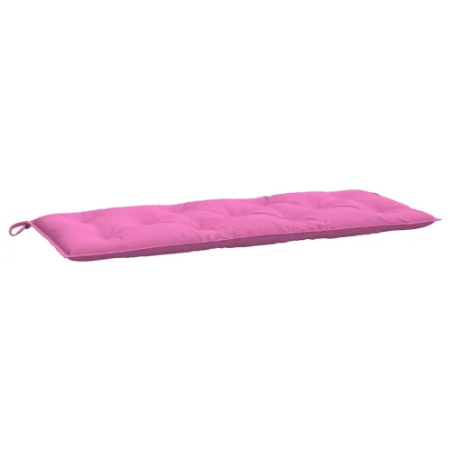 Jastuci za vrtnu klupu 2 kom ružičasti 120x50x7 cm tkanina - Ružičasta 120 cm Cijena