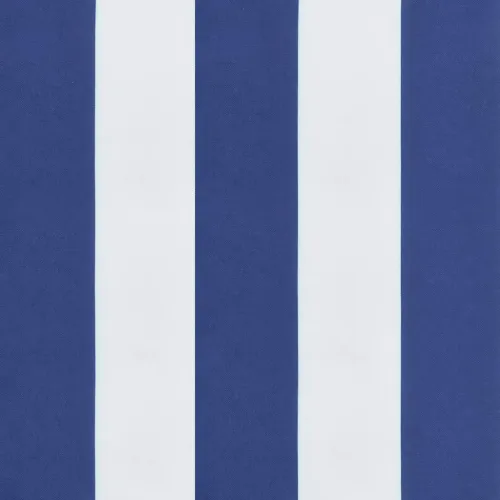 Jastuci za vrtnu klupu 2 kom plavo-bijeli prugasti 150x50x7 cm - Plava i bijela 150 cm Cijena