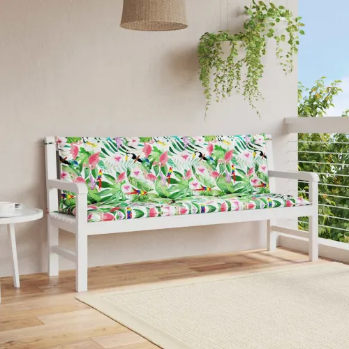 Jastuci za vrtnu klupu 2 kom višebojni 150x50x7 cm od tkanine - Šareni 150 cm 2 Cijena