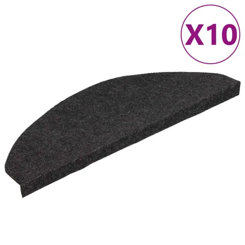 Ljepljivi tepisi za stepenice 10 kom crni 65x22,5x3,5 cm - Crna 65 x 22.5 x 3.5 cm 10 Cijena
