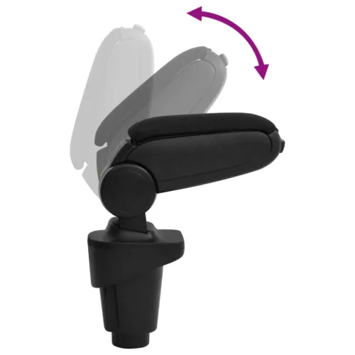 Naslon za ruke za Fiat 500L (2012) crni 14x35x(37-53) cm ABS - Fiat 500l (2012) Cijena