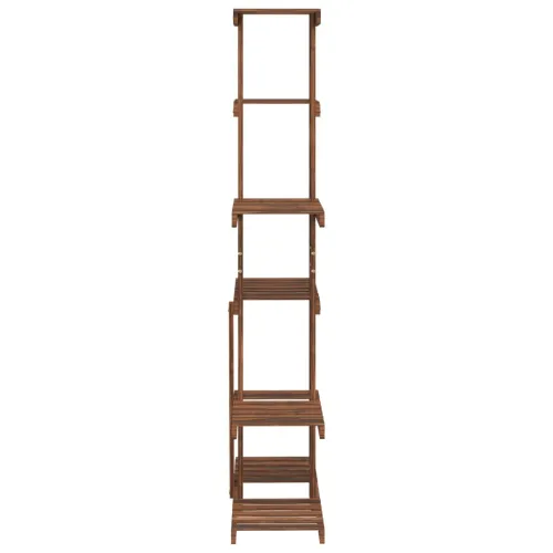 Stalak za cvijeće 75 x 25 x 140,5 cm od masivne jelovine - Smeđa 75 x 25 x 140.5 cm Cijena