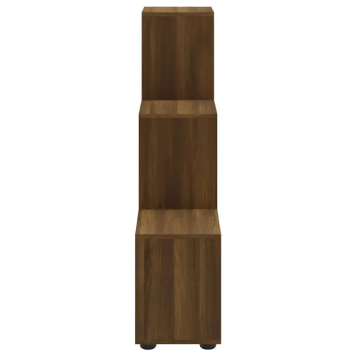 Regal za knjige u obliku stepenica boja hrasta 107 cm drveni - Smeđi hrast 104 x 29 x 107 cm Cijena