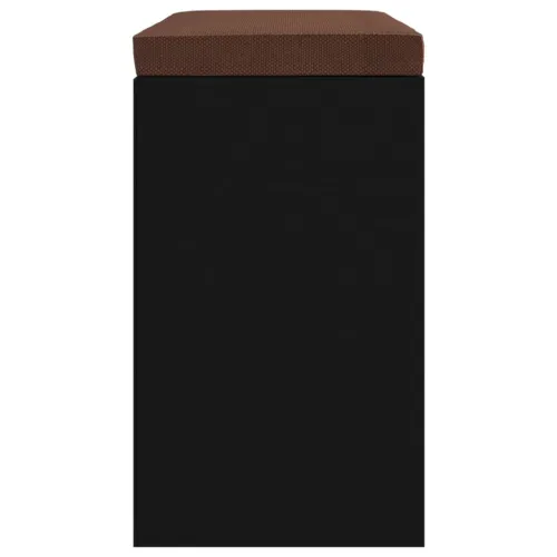 Klupa za cipele crna 103 x 30 x 48 cm od konstruiranog drva - Crna Cijena