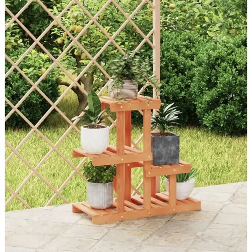 Stalak za cvijeće 58 x 25 x 51 cm od masivne jelovine - Svjetlosmeđa 58 x 25 x 51 cm Cijena