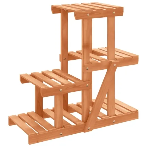 Stalak za cvijeće 58 x 25 x 51 cm od masivne jelovine - Svjetlosmeđa 58 x 25 x 51 cm Cijena