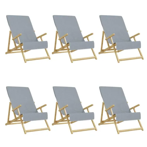 Ručnici za plažu 6 kom sivi 60 x 135 cm od tkanine 400 GSM - Siva 60 x 135 cm 6 Cijena