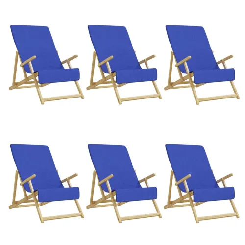 Ručnici za plažu 6 kom plavi 60 x 135 cm od tkanine 400 GSM - Plava 60 x 135 cm 6 Cijena